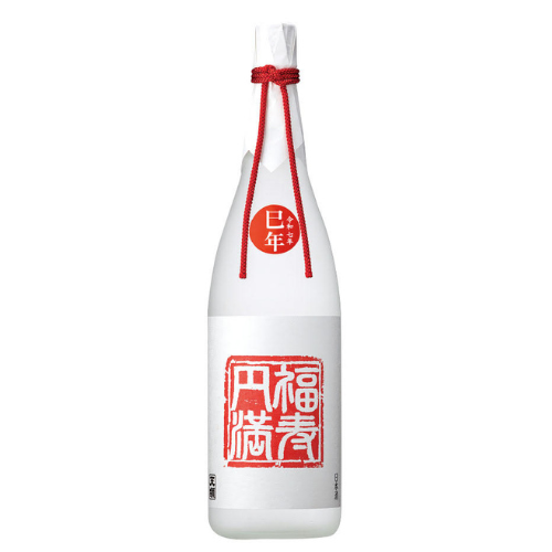 『2025年１月１日AM着』福寿円満　純米大吟醸 1800ml　（吉祥蓬莱　干支〆飾り）